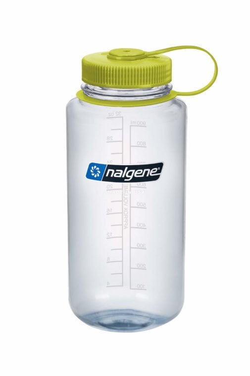 Nalgene 32oz WM Clear / Green Cap Tritan Suluk