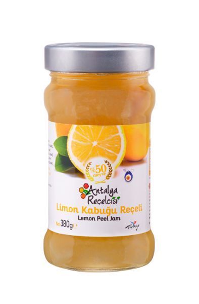 Antalya Reçelcisi Limon Kabuğu Reçeli 380g Klasik Seri