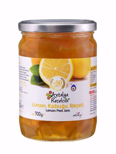 Antalya Reçelcisi Limon Kabuğu Reçeli 700g Klasik Seri