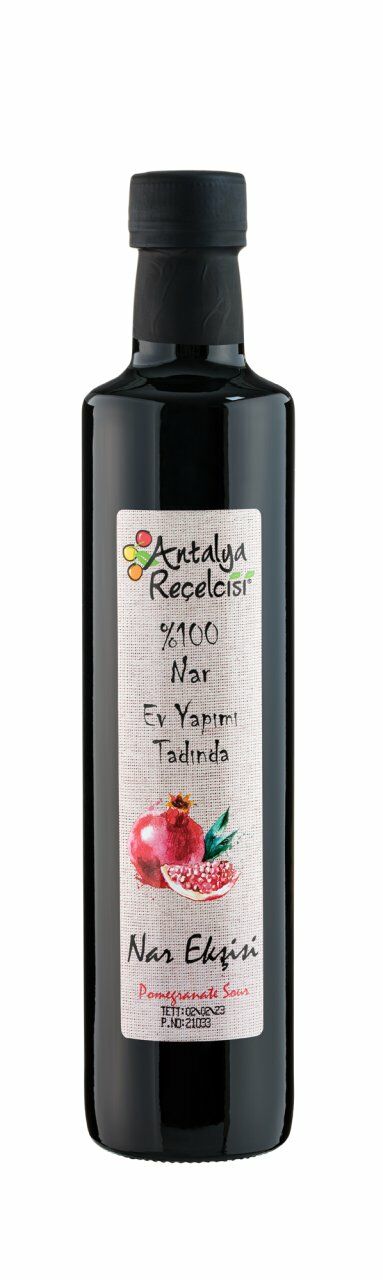 Antalya Reçelcisi %100 Nar Ekşisi Classy 500 ML Cam Şişe