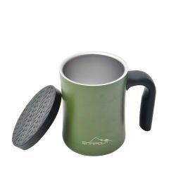 Campout Çift Katmanlı Termos Kupa 350ml - Yeşil