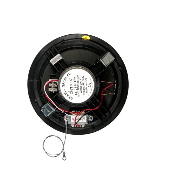 DENOX LS-C 8 BLK 8” Alçıpan Hoparlör 15-30W 100V/8ohm