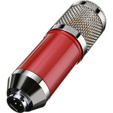 KÖNİG K-CM 800 CONDENSER STÜDYO KARAOKE KAYIT MİKROFONU KIRMIZI