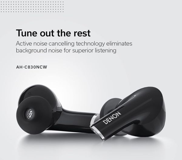 Denon AH-C830NCW Noise Cancelling Bluetooth Kulakiçi Kulaklık / Siyah