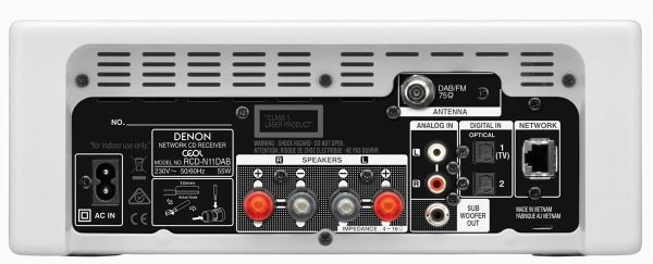 DENON CEOL RCD 11 DAB SCN 10 HOPARLÖR WHITE