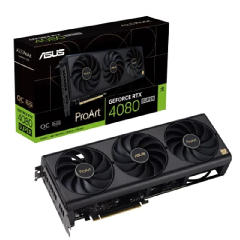 ASUS GEFORCE PROART-RTX4080S-O16G SUPER OC 16GB GDDR6X 256BIT 1XHDMI 3XDP EKRAN KARTI