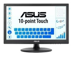 15.6 ASUS VT168HR 5MS 60MHZ 1XVGA 1XHDMI WXGA 1366X768 FLICKER-FREE DÜŞÜK MAVİ IŞIK DOKUNMATİK EKRAN VESA SİYAH