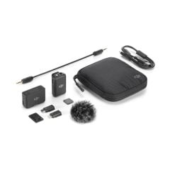 DJI MIC TEK KİŞİLİK KABLOSUZ MİKROFON KİTİ (1TX-1RX) (RESMI DIST GARANTILI)