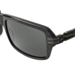 Zilli Eugene Satin Black Limited Men's Sunglasses