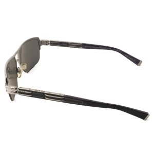 Zilli Francisco Shiny Ruthenium Men's Sunglasses