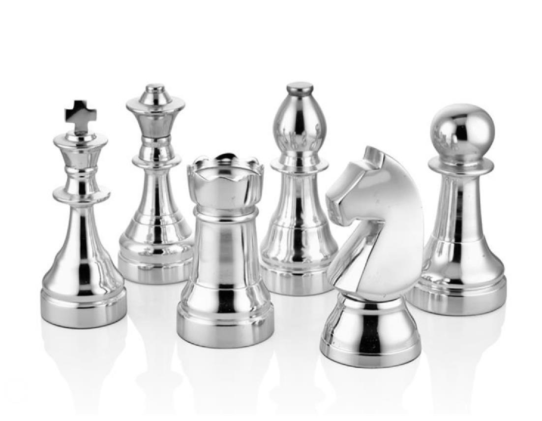 LAMEDORE CHESS 6'LI SET SİLVER