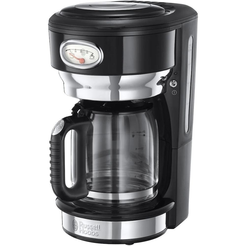 RUSSELL HOBBS 21701-56 RETRO SİYAH FİLTRE KAHVE MAKİNASI