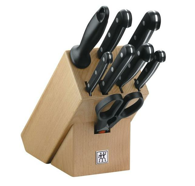 ZWILLING TWIN GOURMET KAYIN BLOKLU BIÇAK SETİ 9 PARÇA