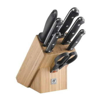 ZWILLING TWIN CHEF-2 BAMBU BLOKLU BIÇAK SETİ 8 PARÇA