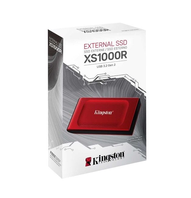 Kingston SXS1000R 1TB Usb 3.2 Taşınabilir SSD Red