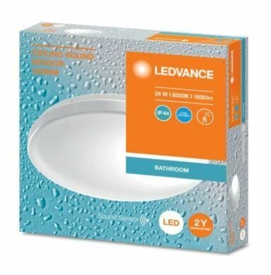 LED PLAFONYER 24W IP44 SARI IŞIK SENSÖRLÜ