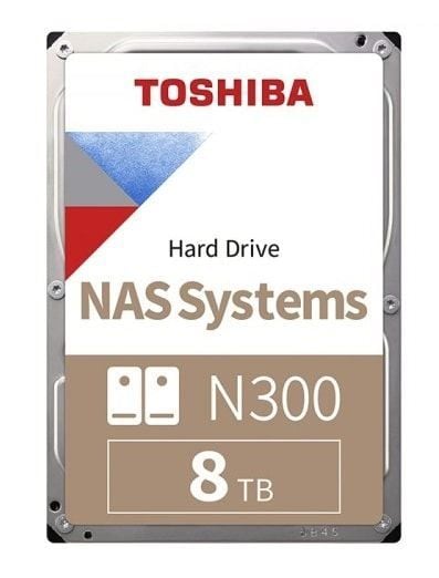 Toshiba N300 8TB 7200Rpm 256MB - HDWG480UZSVA