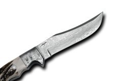 Bora 601 DMS-B Damascus Çelik Boynuz Saplı Bıçak