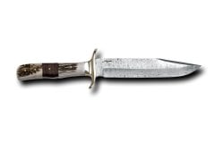 Bora 612 DMS-B Damascus Çelik Boynuz Saplı Bıçak