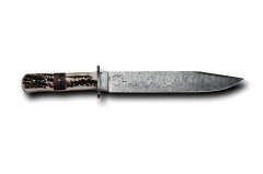 Bora 614 DMS-B Damascus Çelik Boynuz Saplı Bıçak