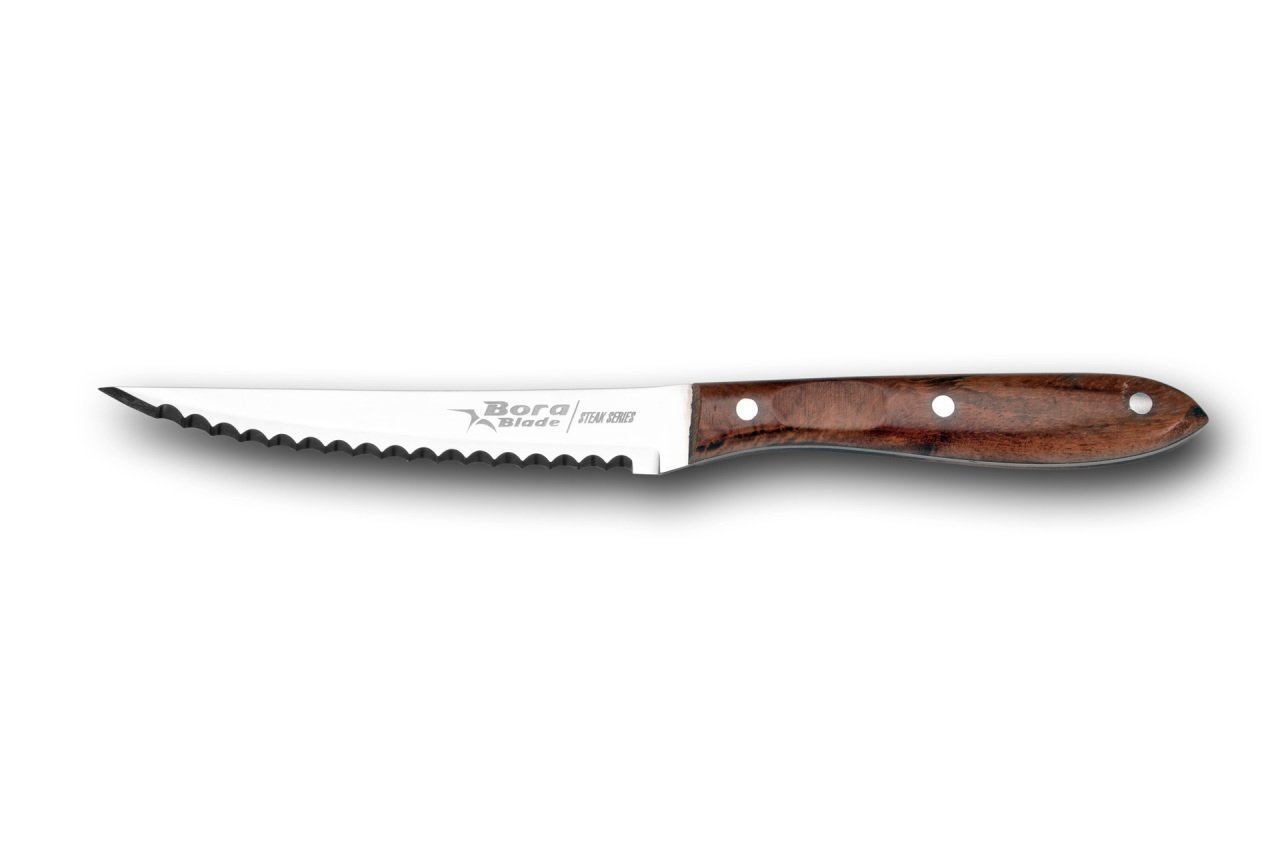 Bora 721 G Et Kesme Gül Saplı Klasik Bıçak