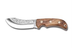 Bora 419 Z Cheetah Zeytin Saplı Gravürlü Bıçak