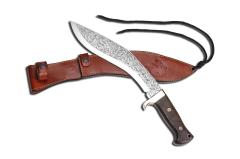 Bora 512 BC Kukri Ceviz Saplı Gravürlü Bıçak