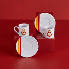 Neva Galatasaray Çizgili 2'li Kahve Fincan Takımı