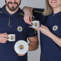 Neva Fenerbahçe Lisanslı Arma Logo 2'li Kahve Fincan Takımı
