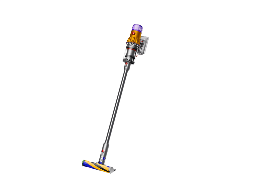 Dyson V12 Detect Slim Absolute Kablosuz Şarjlı Dikey Süpürge Sarı Nikel