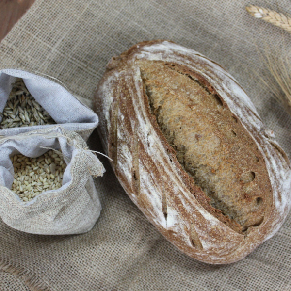 Ekşi Mayalı Cevizli Tam Buğday Ekmeği