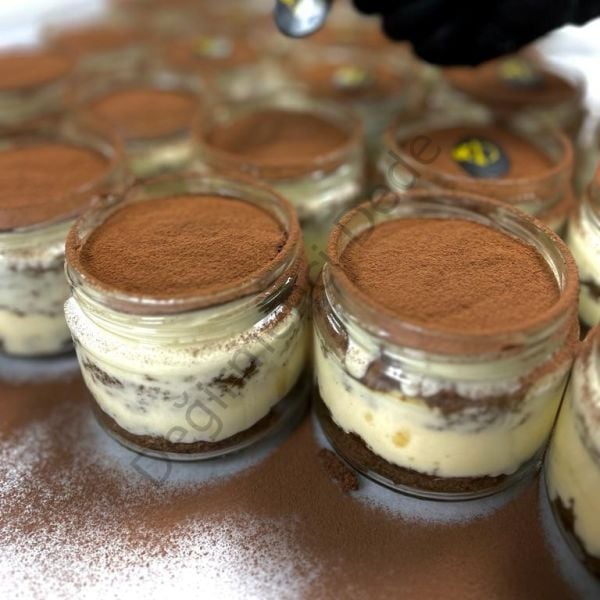 Cam Kavanozda Tiramisu(Glutensiz ve Şeker İlavesiz)