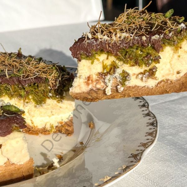 Dubai Cheesecake Bütün(Glütensiz ve Şeker İlavesiz)