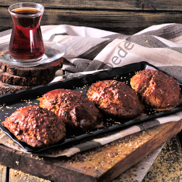 Ekşi Mayalı Karabuğday Poğaça(Zeytinli)(5 Adet)