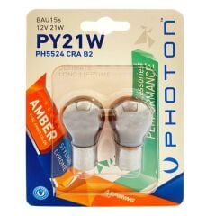 Photon P21W Chrome 12V 93 N.Amber