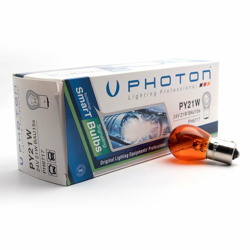 Photon Py21W 24V 93 Amber Şaşı Tırnak 10 Adet PH6717