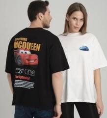 Sally & Mcqueen Cars Baskılı T-shirt