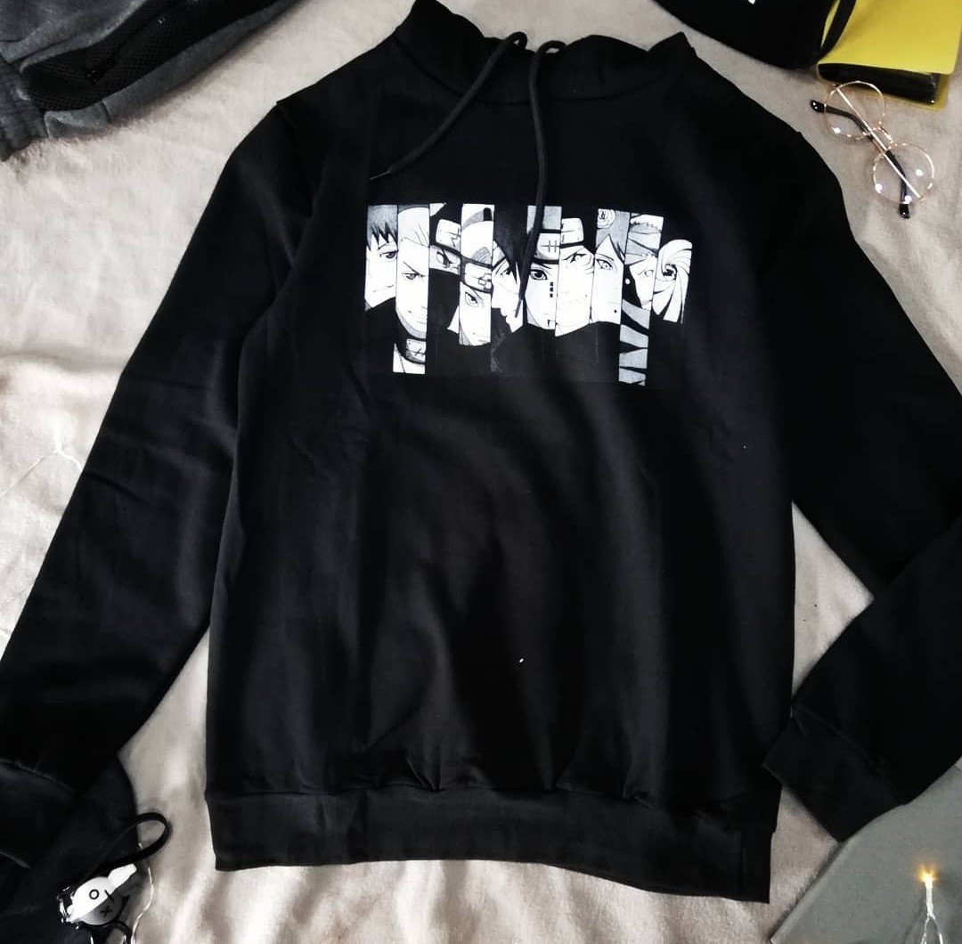 Naruto Siyah Hoddie