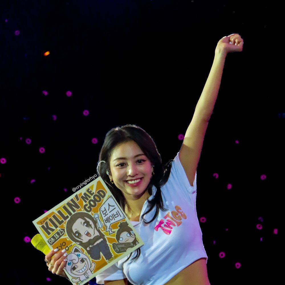 Twice Konser Crop Tshirt