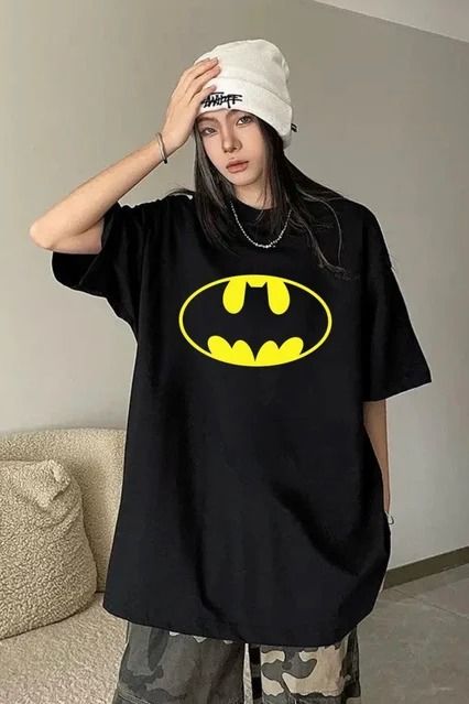 Siyah Unisex Batman T-Shirt