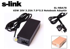 S-link SL-NBA78 65w 20v 3.25a 7.9-5.5 Notebook Adaptörü