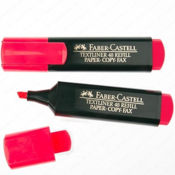 Faber Castell 48 Refıll Fosforlu İşaret Kalem Fuşya