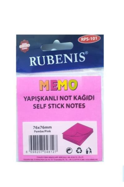 RUBENİS YAPIŞKANLI NOT KAĞIDI 76*76 MM