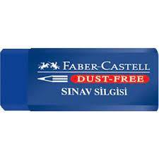 FABER CASTELL DUST-FREE SINAV SİLGİSİ MAVİ