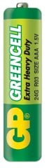 GP Greencel R03 AAA Boy İnce Çinko Kalem Pil 4'lü Paket GP24G-U4