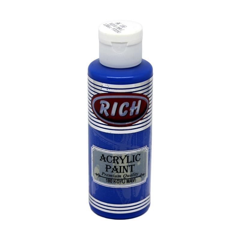 RİCH AKRİLİK BOYA PAINT 130 CC KOYU MAVİ