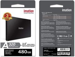 Imation 480GB A320 2.5'' Sata3 6Gb-s (Max Read 520MB-s - Max Write 450MB-s) Ssd Harddisk