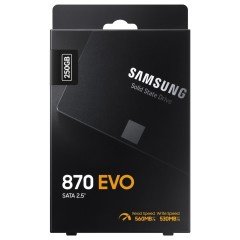 Samsung 250GB 870 Evo 560MB-530MB-s Sata 2.5'' SSD (MZ-77E250BW) Harddisk