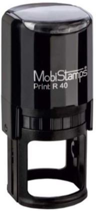 Mobi Stamps R40 Yuvarlak Kaşe  40 MM