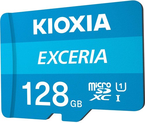 Kioxia 128GB Exceria Micro SDHC UHS-1 C10 100MB-sn